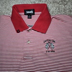VTG Ashwirth Mens Large Polo Shirt 2000 Daytona 500 Lowes Nascar Racinh